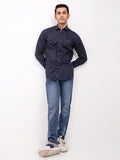 Men's Navy Casual Shirt - FMTS21-31527