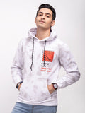 Men's White & Grey Hoodie - FMTH21-008