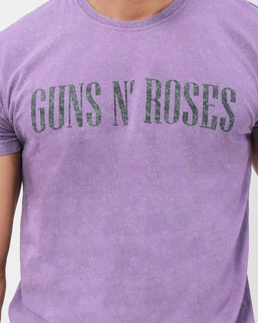 Men's Lilac Crew Neck Classic Tee - FMTCT21-026