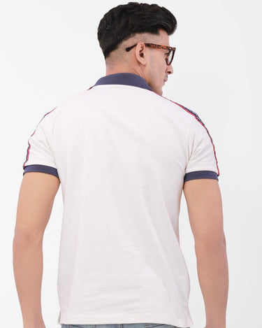 Men's White Polo Shirt - FMTCP21-010