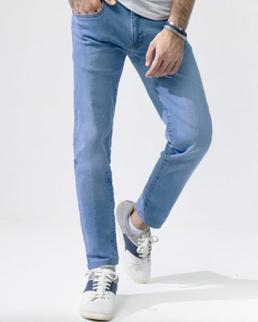 Men's Denim Blue Denim Jeans - FMBP21-022
