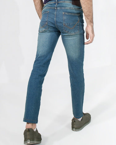Men's Powder Blue Denim Jeans - FMBP21-021