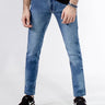 Men's Faded Blue Denim Jeans - FMBP21-023