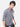 Men's Blue Grey Casual Shirt - FMTS21-31499