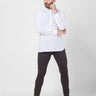 Men's White Casual Shirt - FMTS21-31496