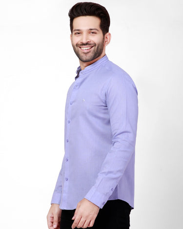 Men's Lilac Casual Shirt - FMTS21-31473