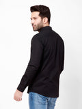 Men's Black Casual Shirt - FMTS21-31489