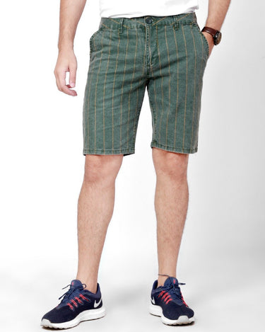 Men's Green Yellow Shorts - FMBSW21-024