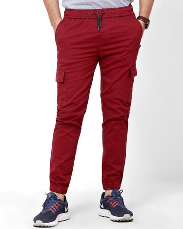 Men's Burgundy Jogger Pant - FMBTW21-005