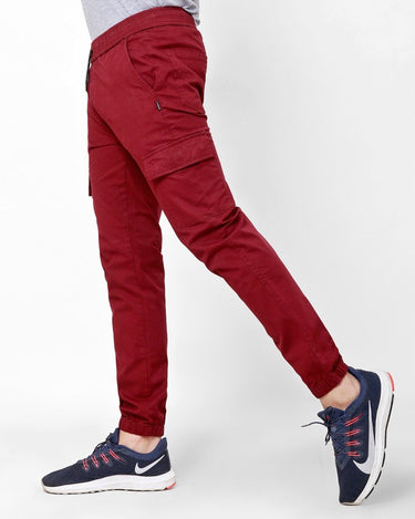 Men's Burgundy Jogger Pant - FMBTW21-005