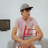 Men's Pink Polo Shirt - FMTCP22-011