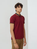 Men's Maroon Polo Shirt - FMTCP22-013