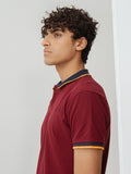 Men's Maroon Polo Shirt - FMTCP22-013